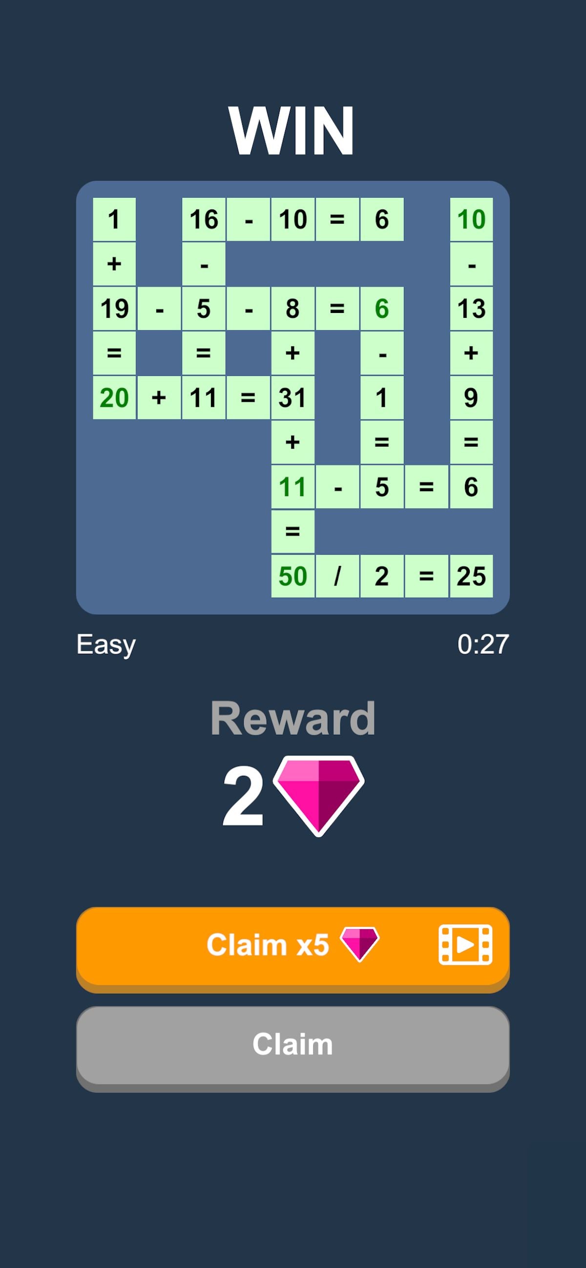 Math Cross App