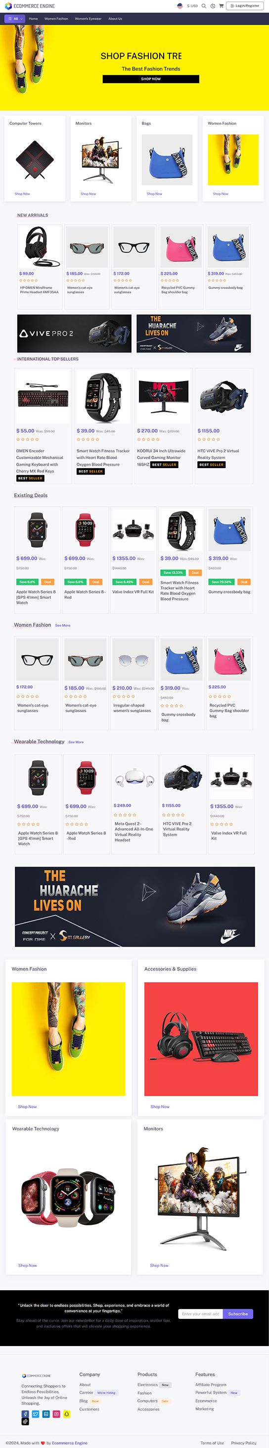 Ecommerce Engine CMS - Store - Shop - Marketplace