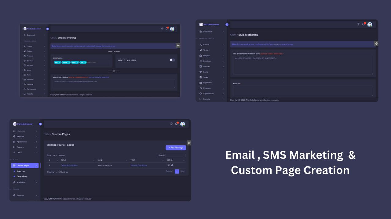 OMNI CRM - Django Customer Relationship Management